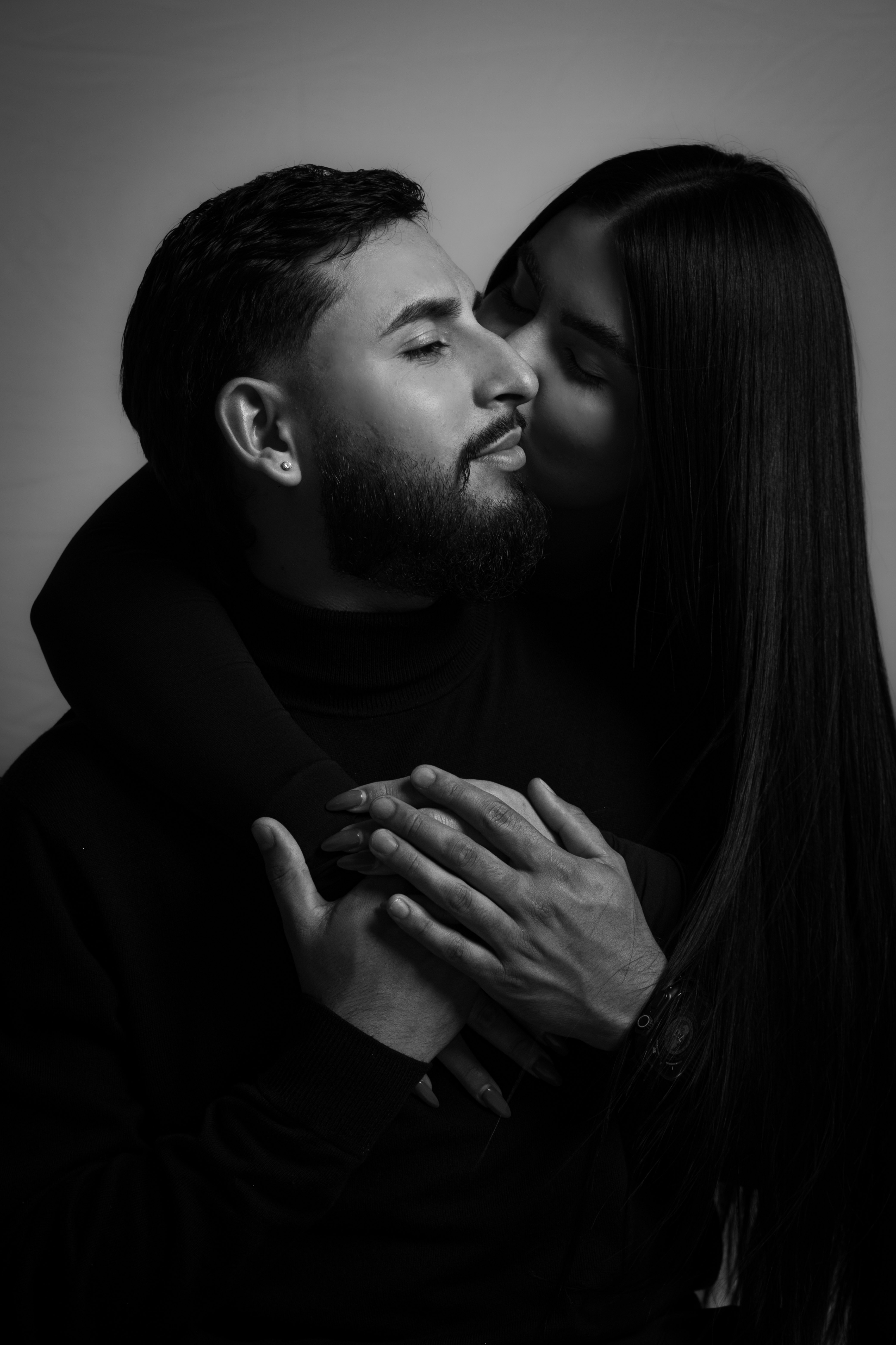 Couple intimate portrait